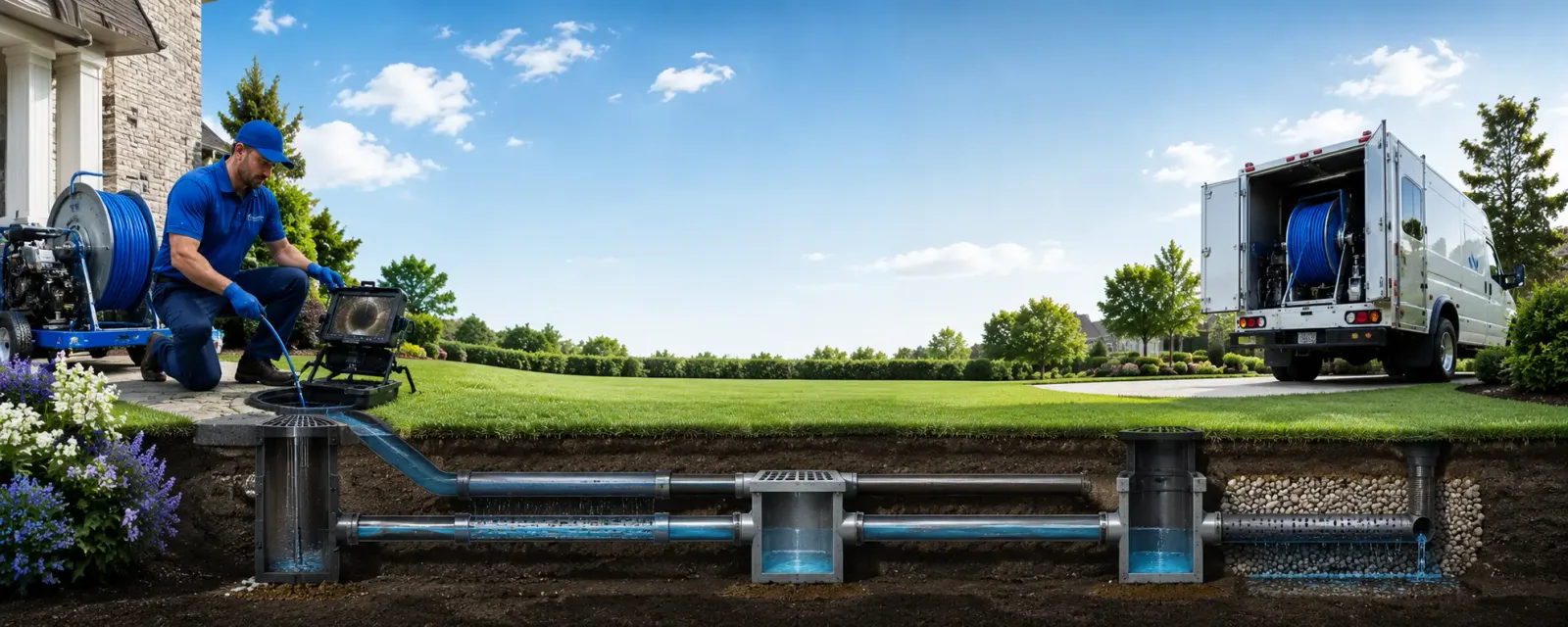 Outdoor drain cleaning information for Shrewsbury, NJ